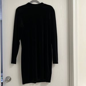 Black H&M velvet dress. sz L